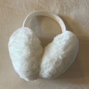 White Fluff Ear Muffs!
